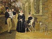 John Frederick Herring Thomas Dawson and His Family France oil painting artist